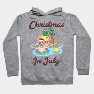 christmas in july creme Hoodie